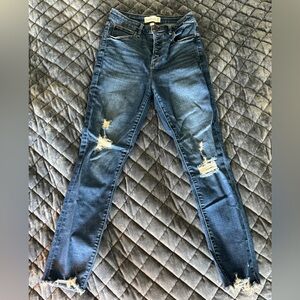 Abercrombie & Fitch Distressed Skinny Jeans - Curve Love